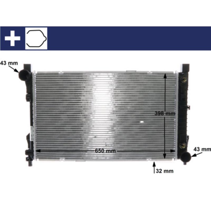 Radiateur, refroidissement du moteur MAHLE CR 1478 000S - Visuel 1