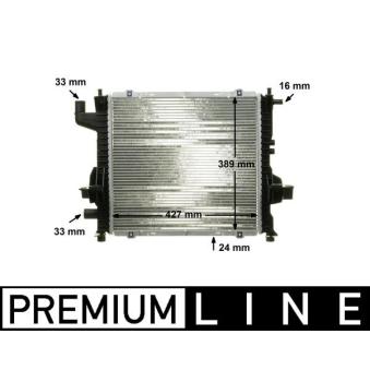 Radiateur, refroidissement du moteur MAHLE OEM 7701352572