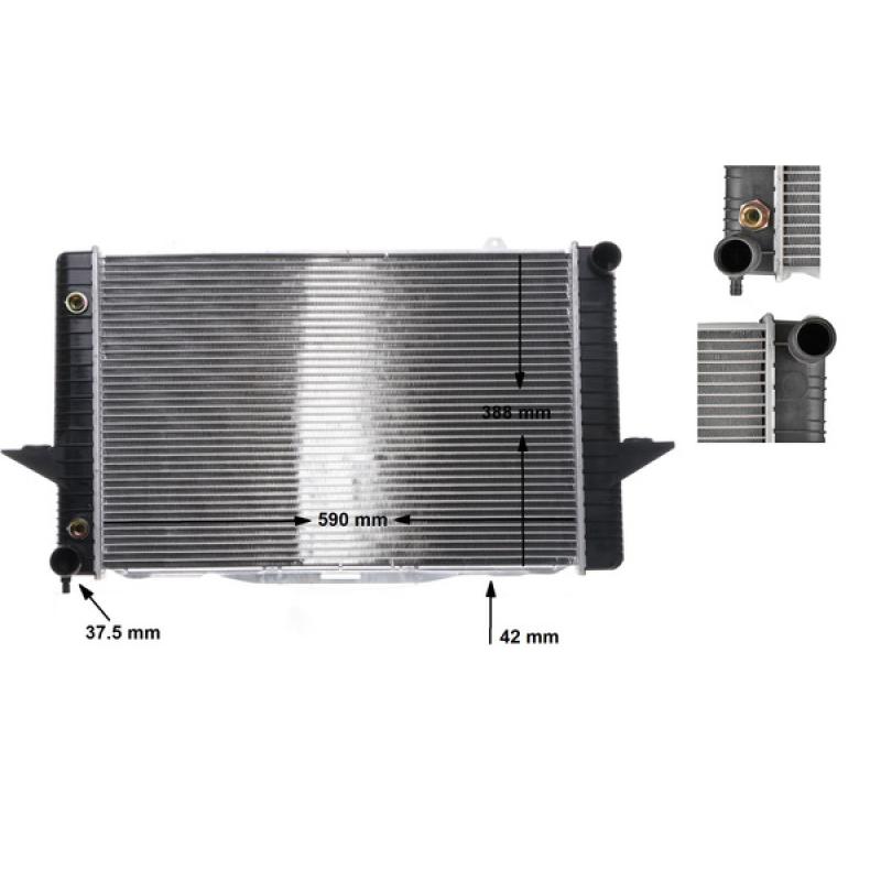 Radiateur, refroidissement du moteur MAHLE CR 164 000S - Visuel 1
