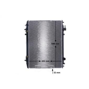 Radiateur, refroidissement du moteur MAHLE CR 1692 000S