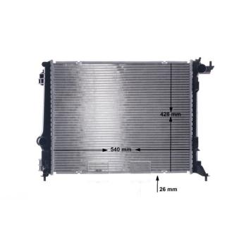 Radiateur, refroidissement du moteur MAHLE OEM 214108607R Radiateur, refroidissement du moteur MAHLE OEM 214108607R