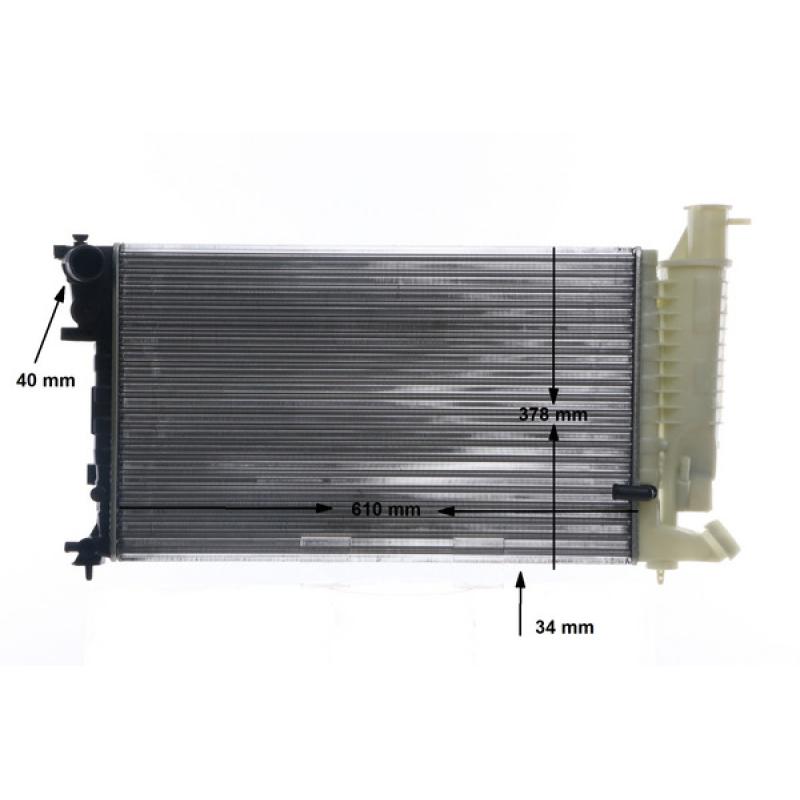 Radiateur, refroidissement du moteur MAHLE CR 172 000S - Visuel 2