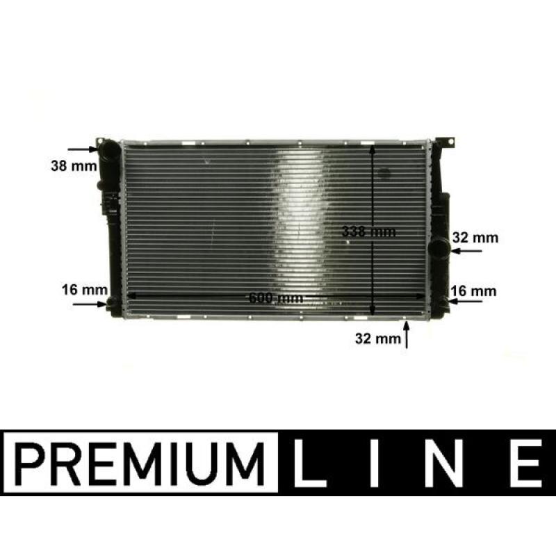 Radiateur, refroidissement du moteur MAHLE CR 1909 000P - Visuel 1