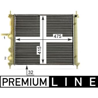 Radiateur, refroidissement du moteur MAHLE OEM 51745120