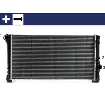 Radiateur, refroidissement du moteur MAHLE CR 2009 000S
