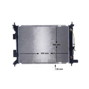 Radiateur, refroidissement du moteur MAHLE CR 2102 000S