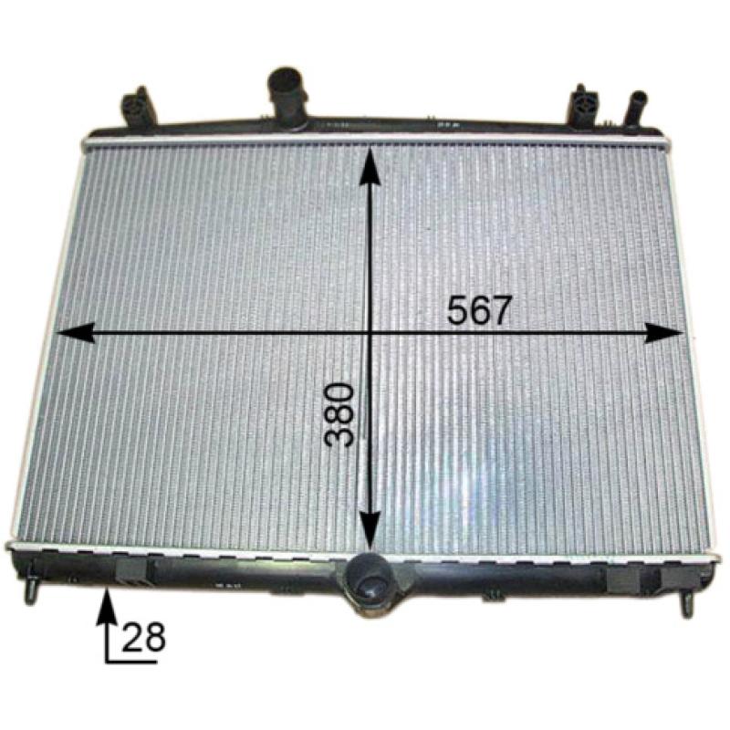Radiateur, refroidissement du moteur MAHLE CR 2113 000S - Visuel 2