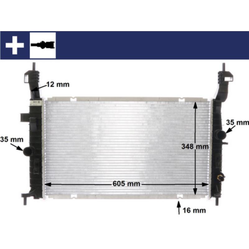 Radiateur, refroidissement du moteur MAHLE CR 2120 000S - Visuel 1