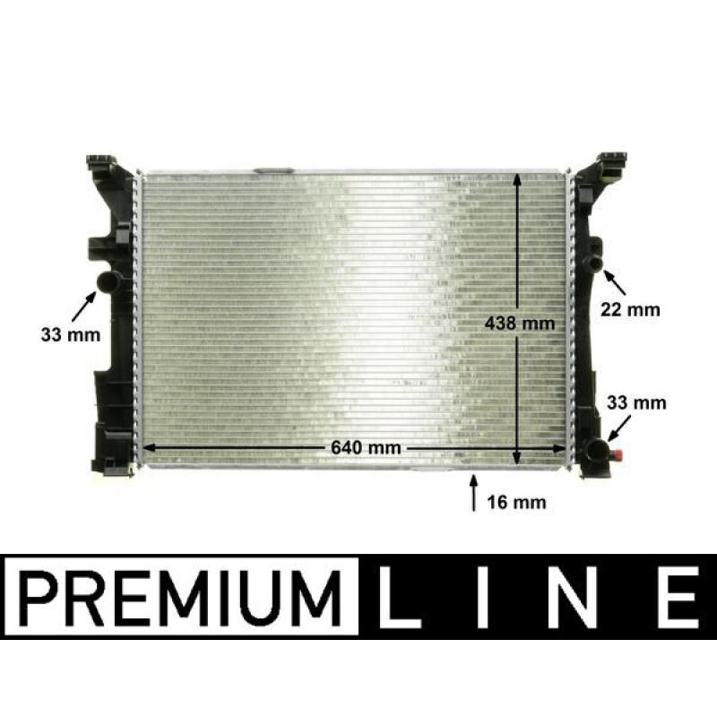 Radiateur, refroidissement du moteur MAHLE CR 2169 000P - Visuel 1