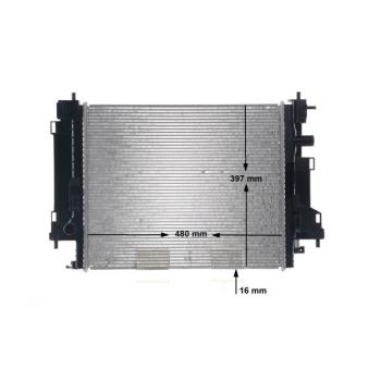 Radiateur, refroidissement du moteur MAHLE OEM 214105514R