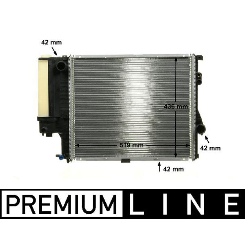 Radiateur, refroidissement du moteur MAHLE CR 244 000P - Visuel 1