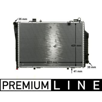 Radiateur, refroidissement du moteur MAHLE OEM 2025005603 Radiateur, refroidissement du moteur MAHLE OEM 2025005603