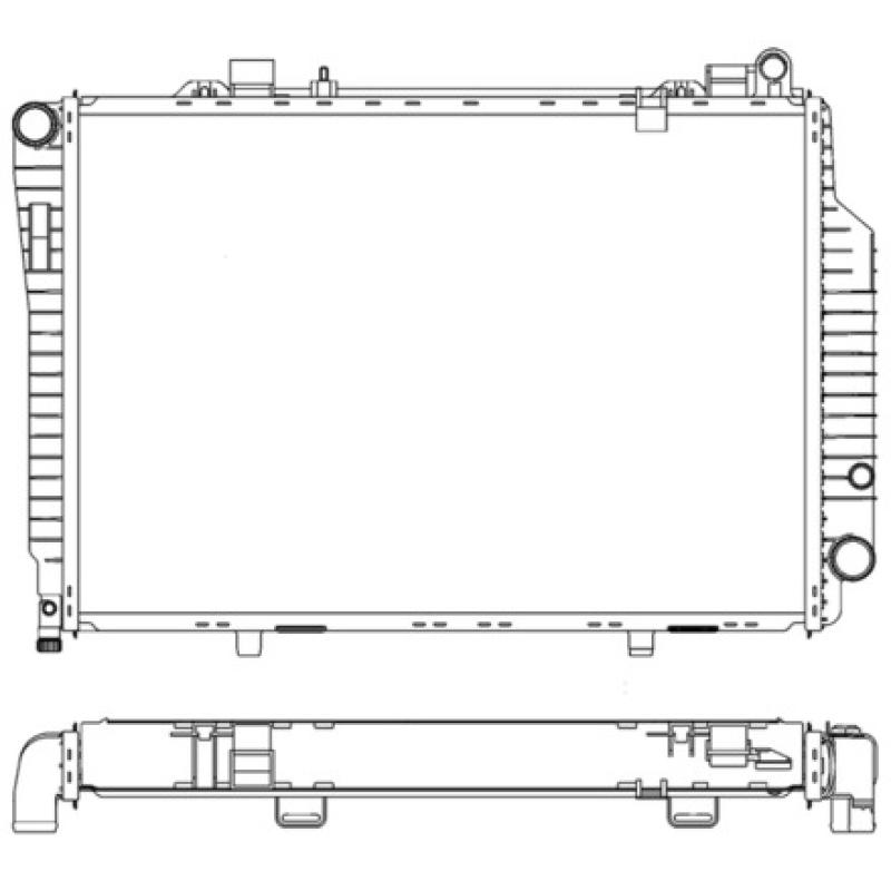 Radiateur, refroidissement du moteur MAHLE CR 249 000P - Visuel 2