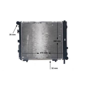 Radiateur, refroidissement du moteur MAHLE CR 275 000S