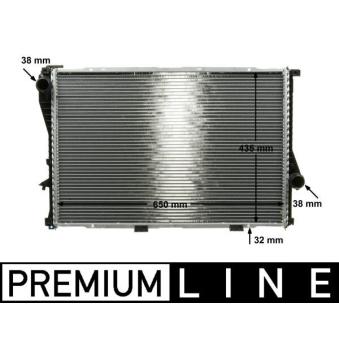 Radiateur, refroidissement du moteur MAHLE CR 295 000P