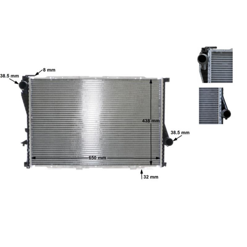 Radiateur, refroidissement du moteur MAHLE CR 296 000S - Visuel 1