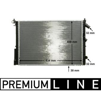 Radiateur, refroidissement du moteur MAHLE CR 312 000P