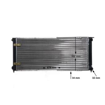 Radiateur, refroidissement du moteur MAHLE OEM 191121253