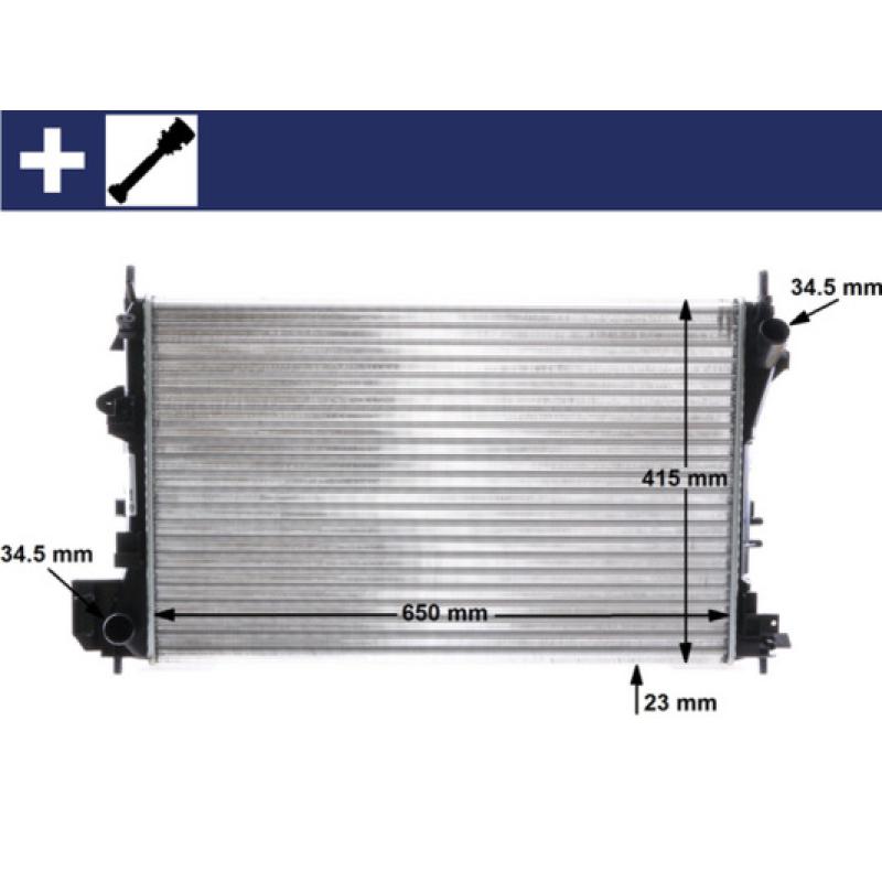 Radiateur, refroidissement du moteur MAHLE CR 40 000S - Visuel 1