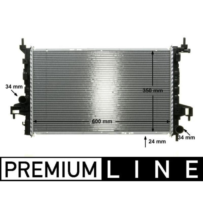 Radiateur, refroidissement du moteur MAHLE CR 422 000P - Visuel 1