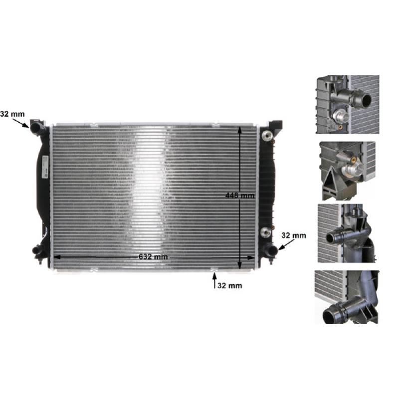 Radiateur, refroidissement du moteur MAHLE CR 424 000S - Visuel 1