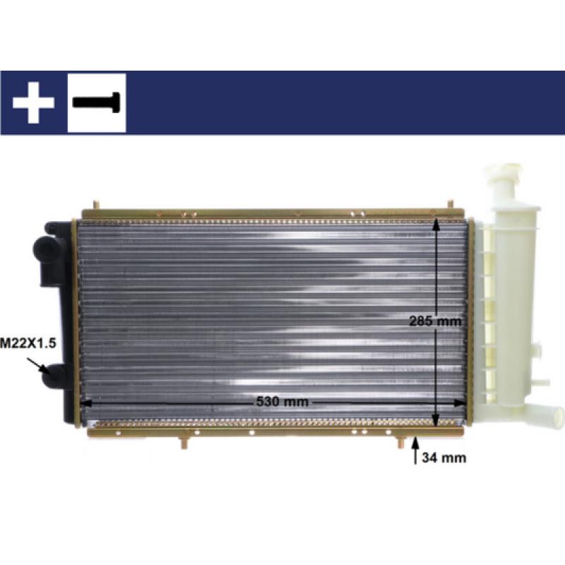 Radiateur, refroidissement du moteur MAHLE CR 427 000S - Visuel 1