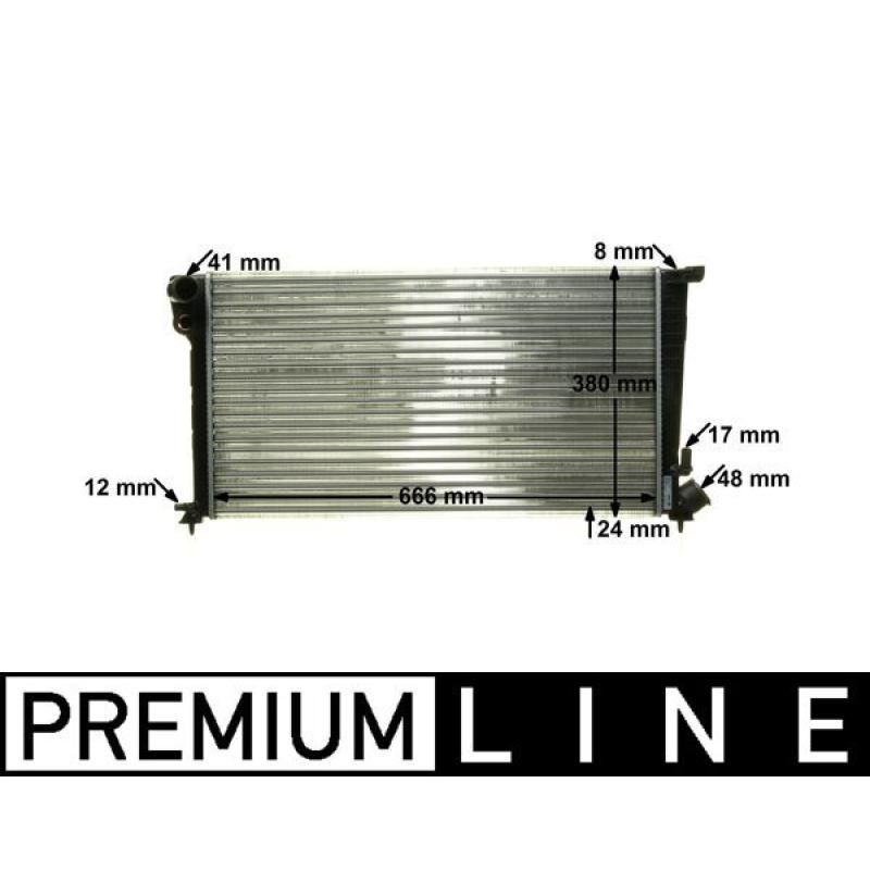 Radiateur, refroidissement du moteur MAHLE CR 433 000P - Visuel 1