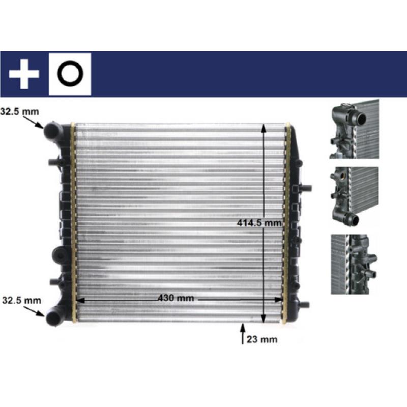 Radiateur, refroidissement du moteur MAHLE CR 454 000S - Visuel 1