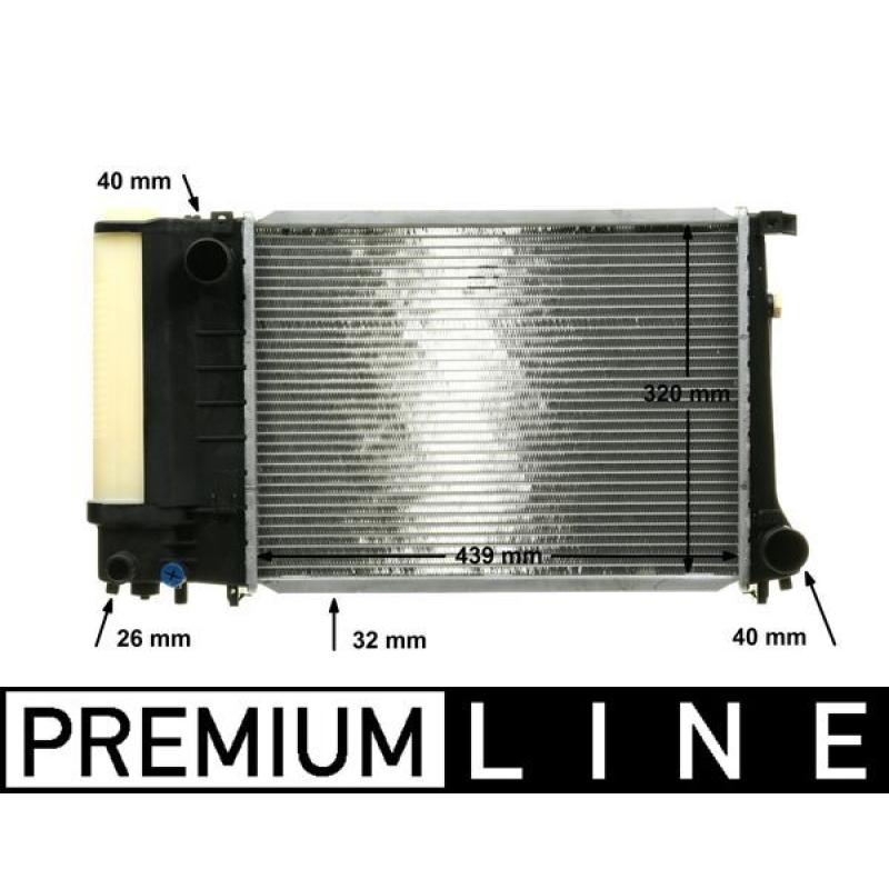Radiateur, refroidissement du moteur MAHLE CR 495 000P - Visuel 1