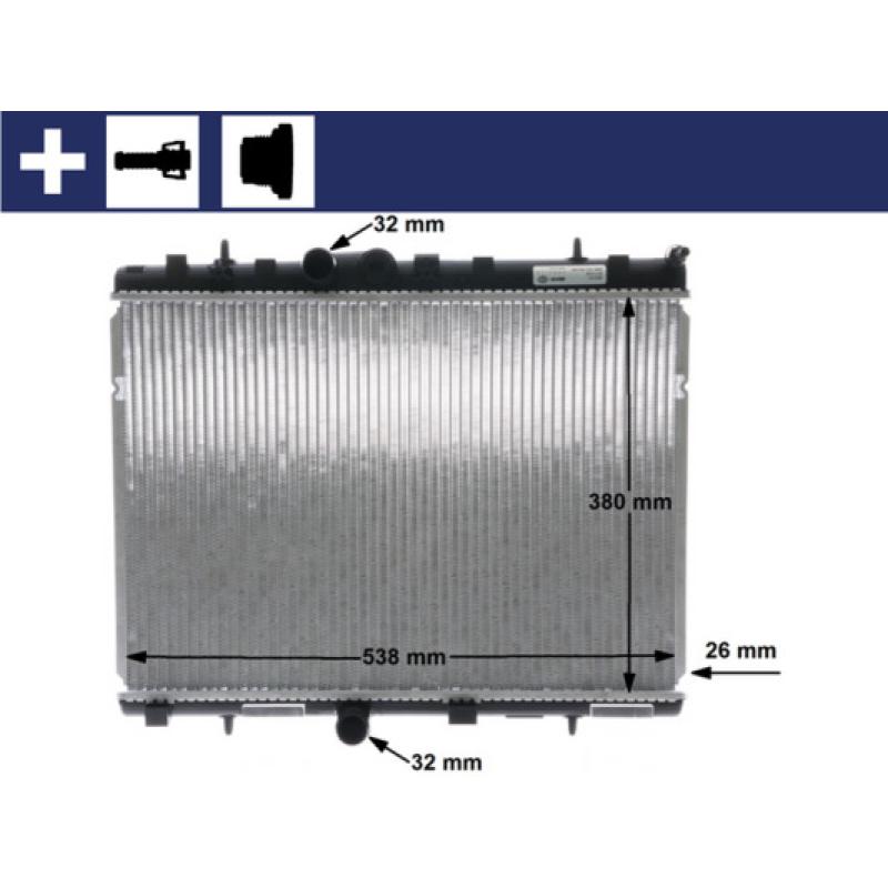 Radiateur, refroidissement du moteur MAHLE CR 5 000S - Visuel 1