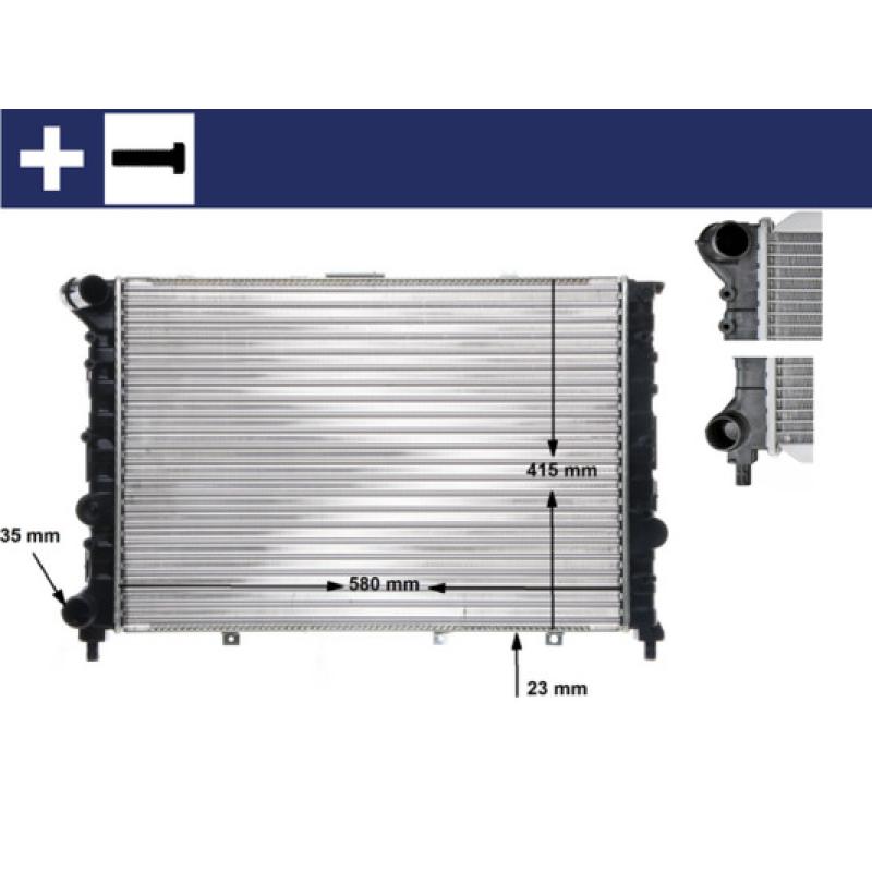 Radiateur, refroidissement du moteur MAHLE CR 521 000S - Visuel 1