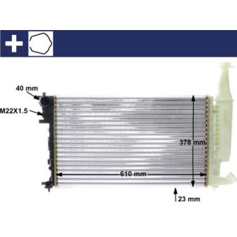 Radiateur, refroidissement du moteur MAHLE OEM 133303
