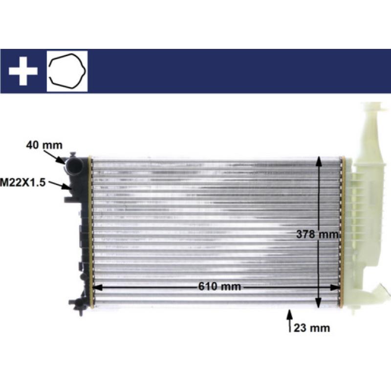 Radiateur, refroidissement du moteur MAHLE CR 596 000S - Visuel 1