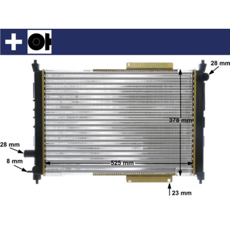 Radiateur, refroidissement du moteur MAHLE CR 622 000S - Visuel 1
