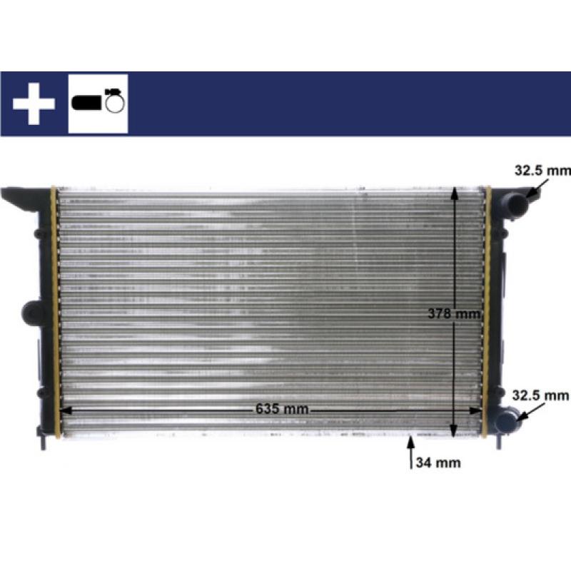 Radiateur, refroidissement du moteur MAHLE CR 641 000S - Visuel 1