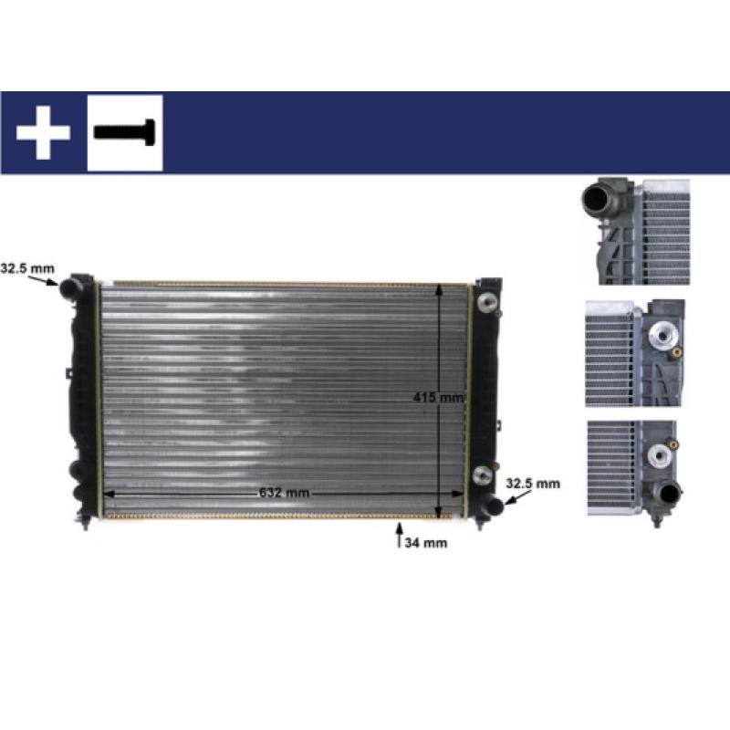 Radiateur, refroidissement du moteur MAHLE CR 648 000S - Visuel 1