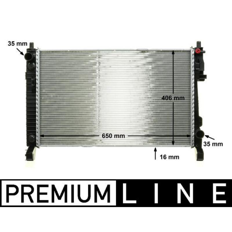 Radiateur, refroidissement du moteur MAHLE CR 661 000P - Visuel 1