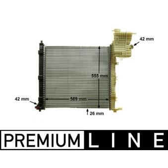 Radiateur, refroidissement du moteur MAHLE OEM 6385013301