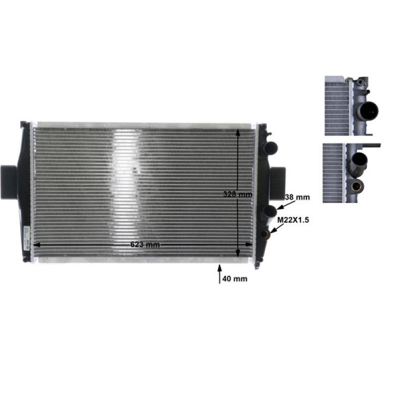 Radiateur, refroidissement du moteur MAHLE CR 739 000S - Visuel 1