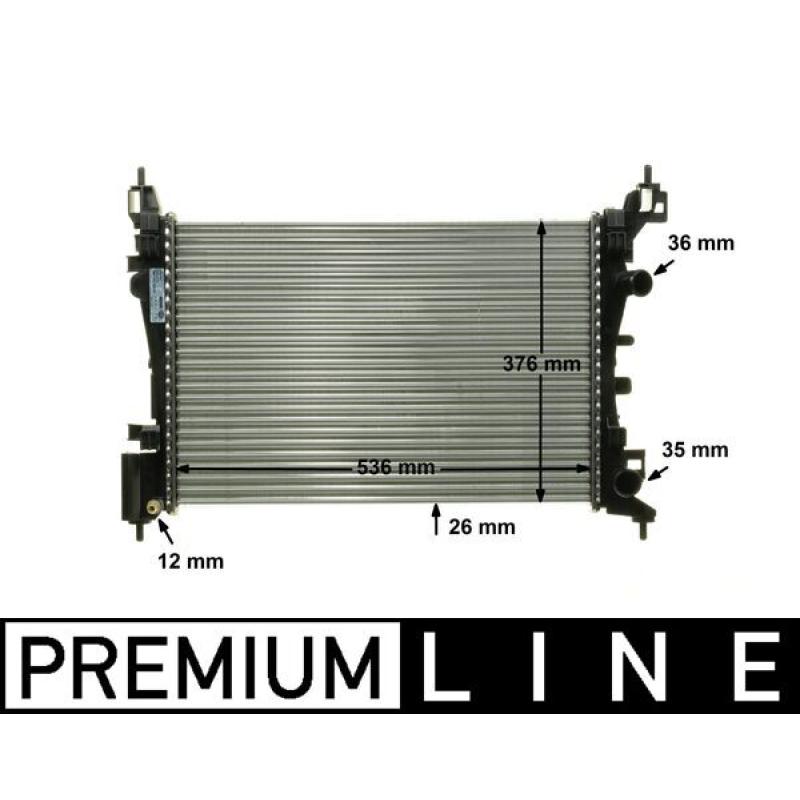 Radiateur, refroidissement du moteur MAHLE CR 774 000P - Visuel 1