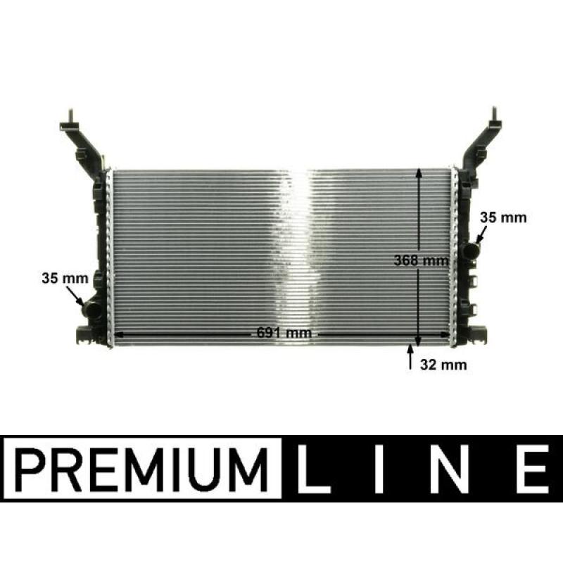Radiateur, refroidissement du moteur MAHLE CR 895 000P - Visuel 1
