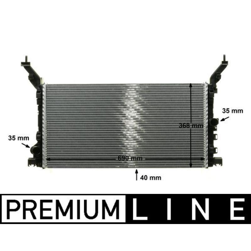Radiateur, refroidissement du moteur MAHLE CR 896 000P - Visuel 1