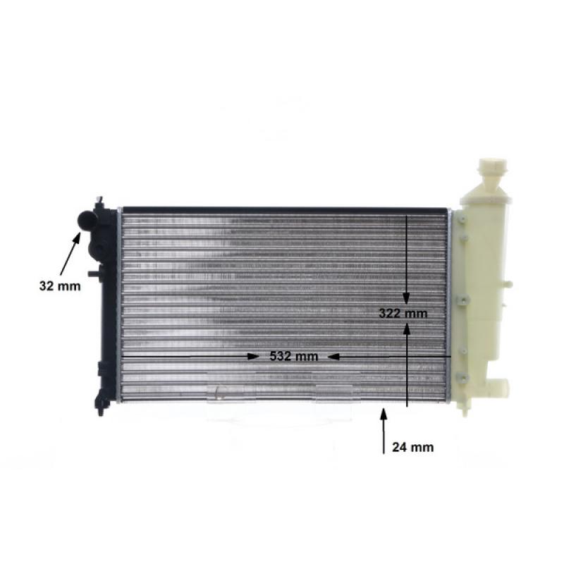 Radiateur, refroidissement du moteur MAHLE CR 91 000S - Visuel 2
