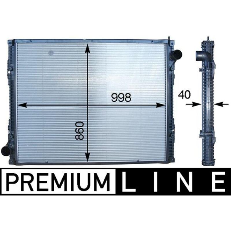 Radiateur, refroidissement du moteur MAHLE CR 916 000P - Visuel 1