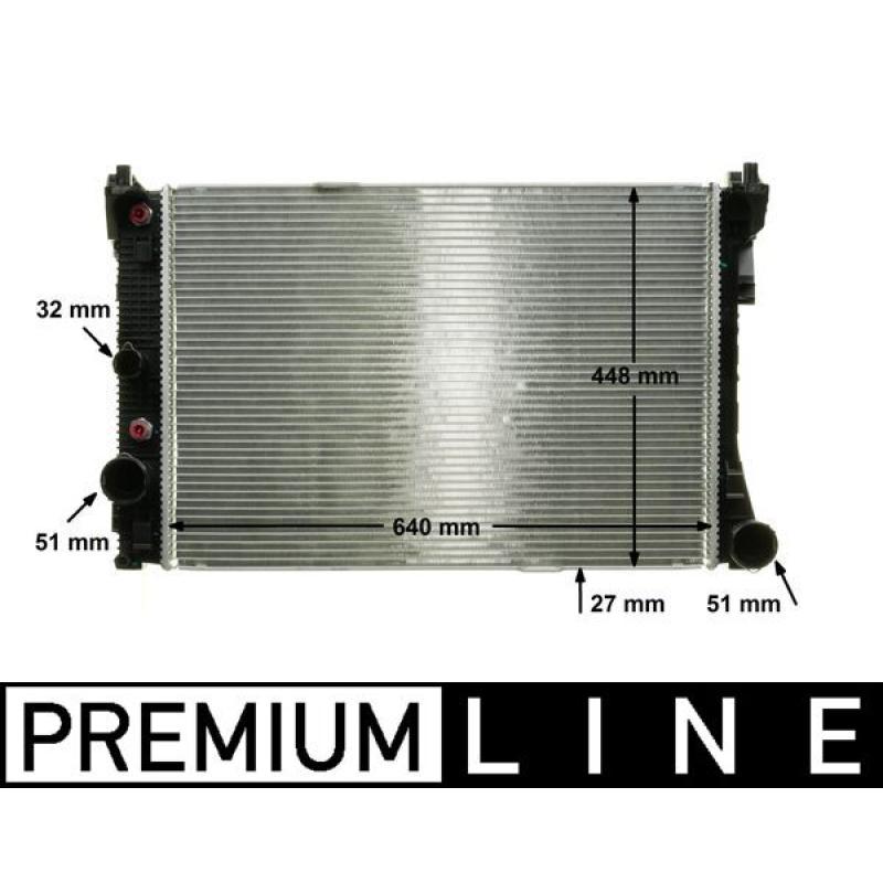 Radiateur, refroidissement du moteur MAHLE CR 988 000P - Visuel 1
