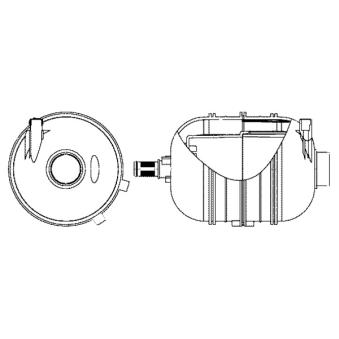 Vase d'expansion, liquide de refroidissement MAHLE OEM 132311