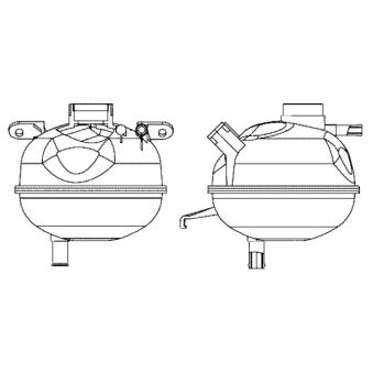 Vase d'expansion, liquide de refroidissement MAHLE OEM 1304648