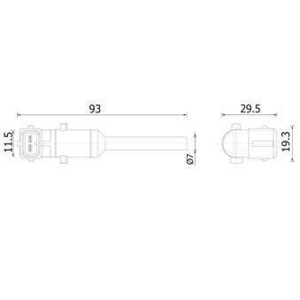 Commutateur de niveau, indicateur niveau réfrigérant MAHLE [CRTX 8 000S]