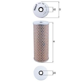 Filtre hydraulique, direction MAHLE OEM 8225000232 Filtre hydraulique, direction MAHLE OEM 8225000232