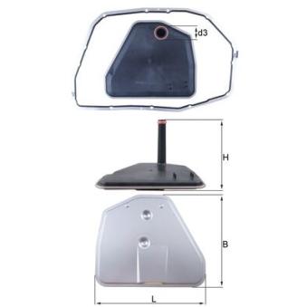 Filtre hydraulique, boîte automatique MAHLE OEM 09L325429